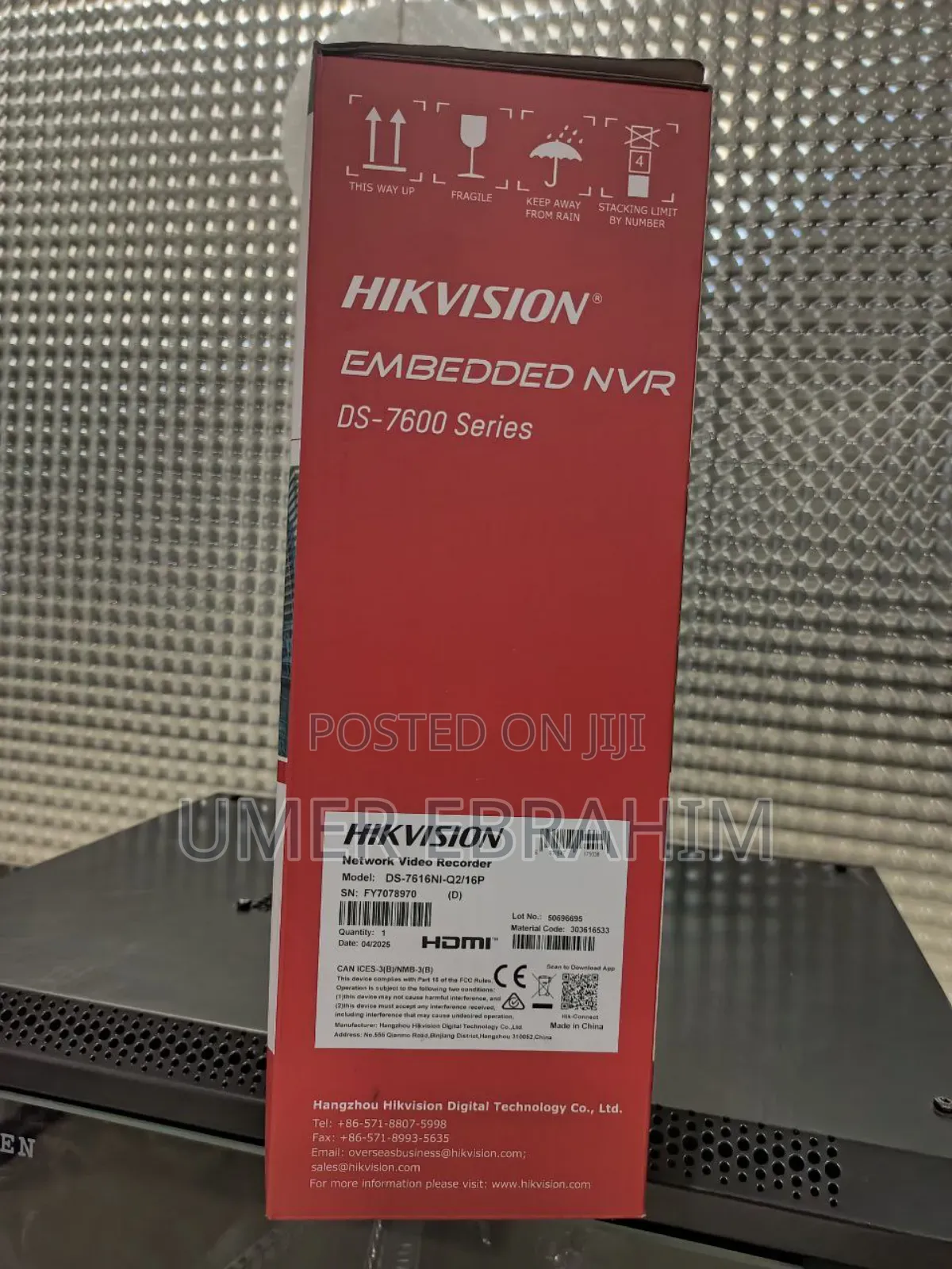 Hikvision Poe Embedded NVR 32 Chnale