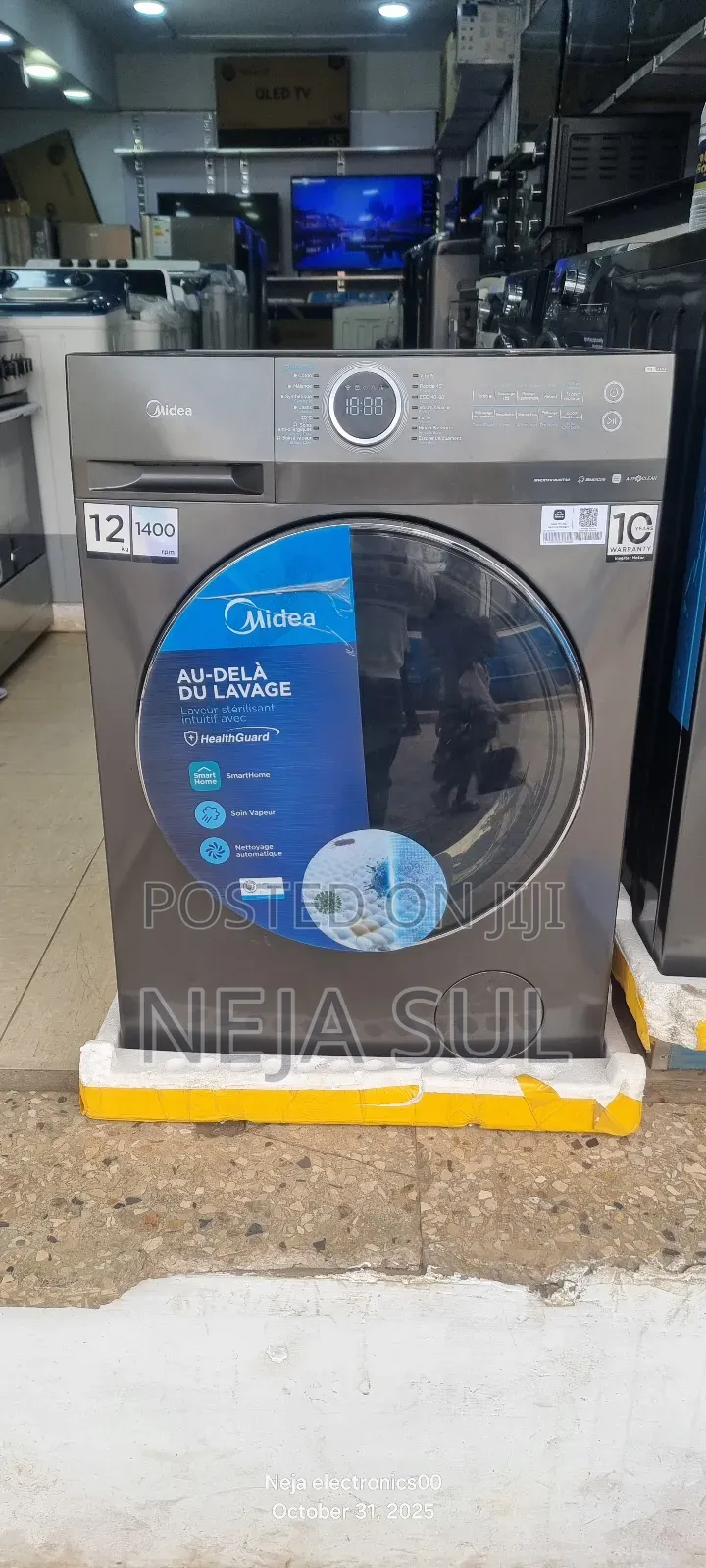 Midea Washing Machine 12kg Front Loading Deliver