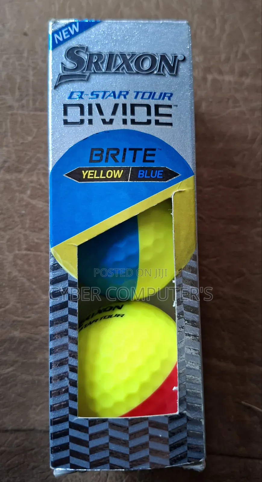 Srixon Q-Star Tour Divide Golf Balls Yellow- Blue 3 PCS