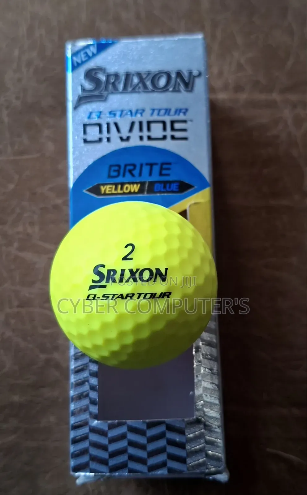 Srixon Q-Star Tour Divide Golf Balls Yellow- Blue 3 PCS
