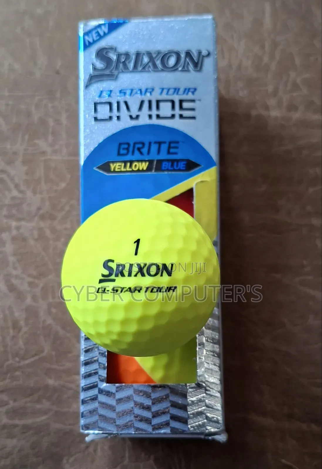 Srixon Q-Star Tour Divide Golf Balls Yellow- Blue 3 PCS