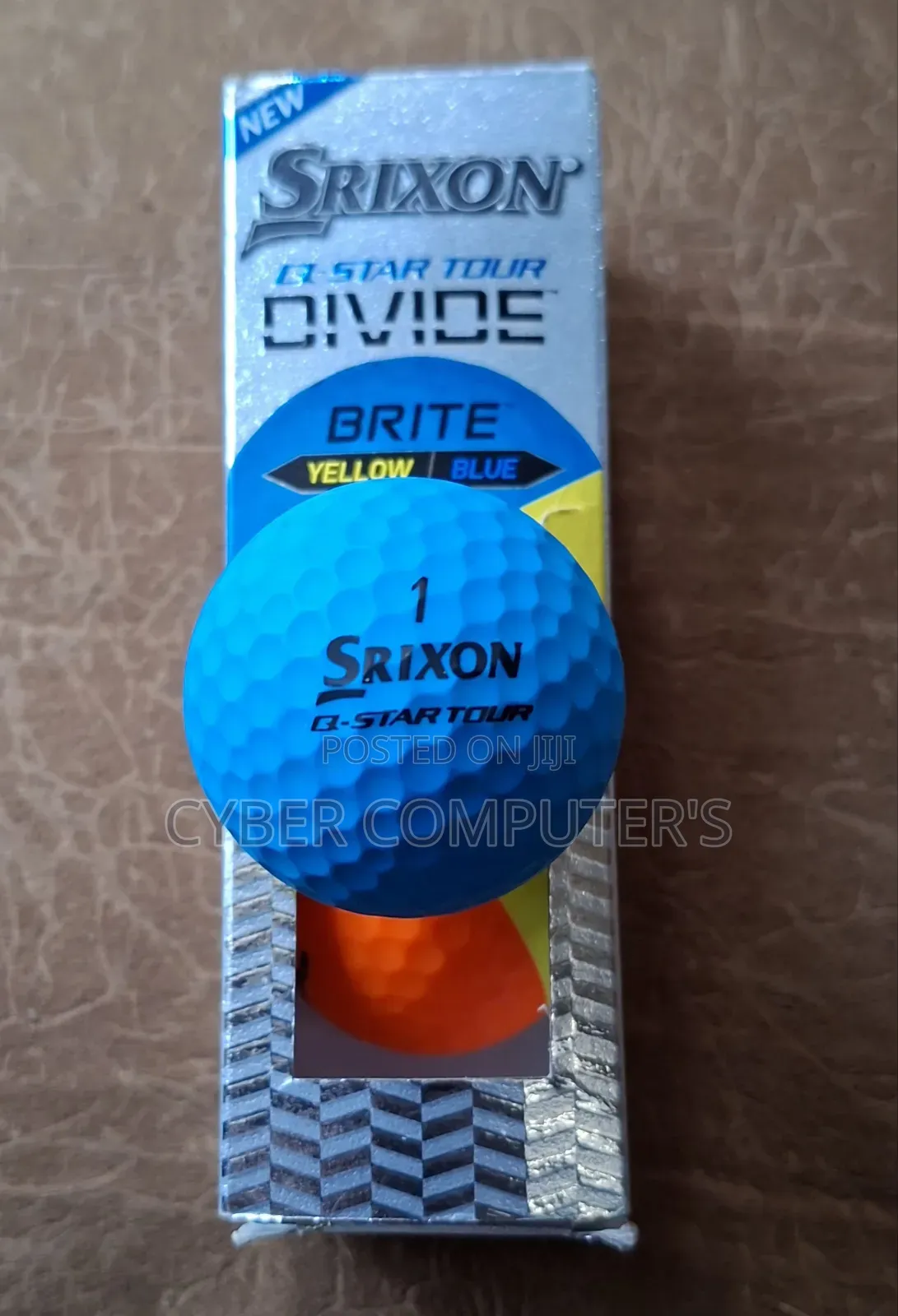 Srixon Q-Star Tour Divide Golf Balls Yellow- Blue 3 PCS
