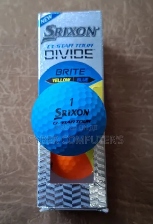 Srixon Q-Star Tour Divide Golf Balls Yellow- Blue 3 PCS