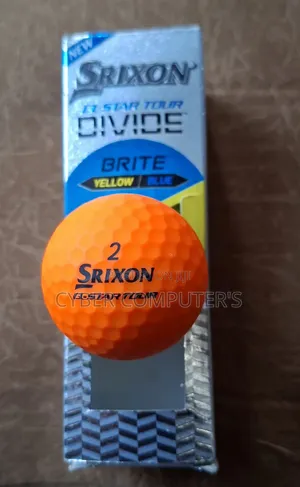 Srixon Q-Star Tour Divide Golf Balls Yellow- Blue 3 PCS