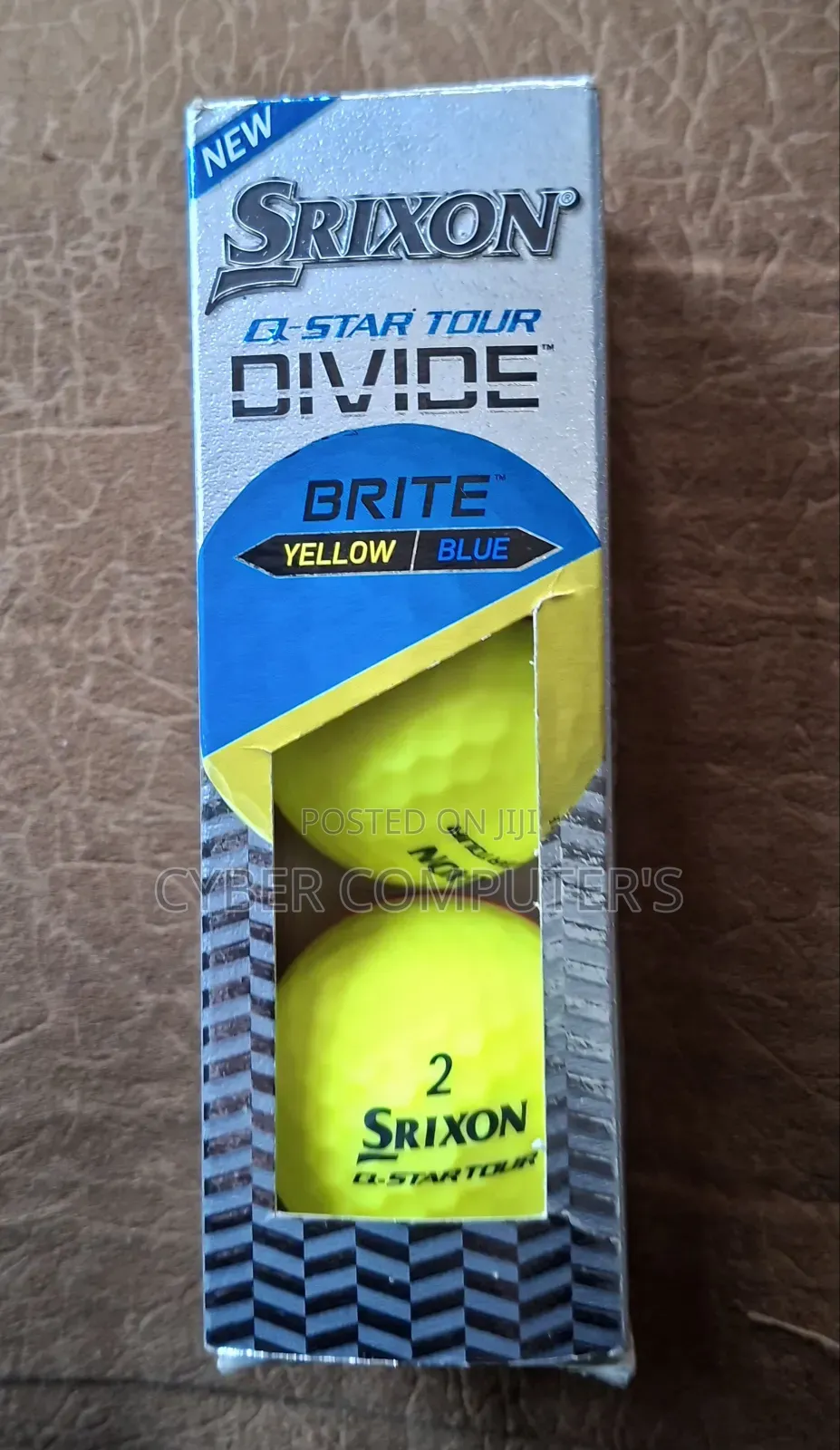 Srixon Q-Star Tour Divide Golf Balls Yellow- Blue 3 PCS
