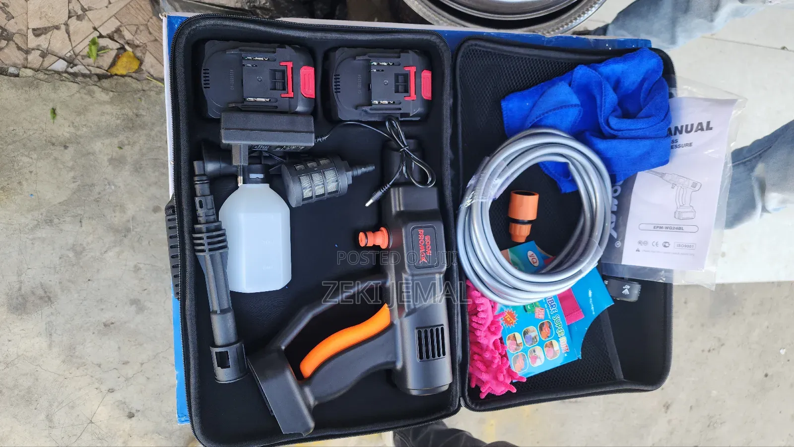 Edon Pro Max Chargeable Pressure Washer 24v