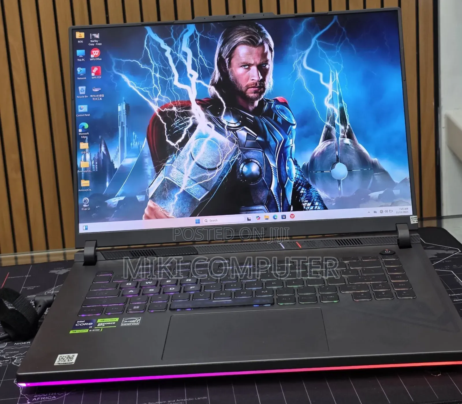 New Laptop Asus ROG Strix G16 G614 16GB Intel Core I9 SSD 1T