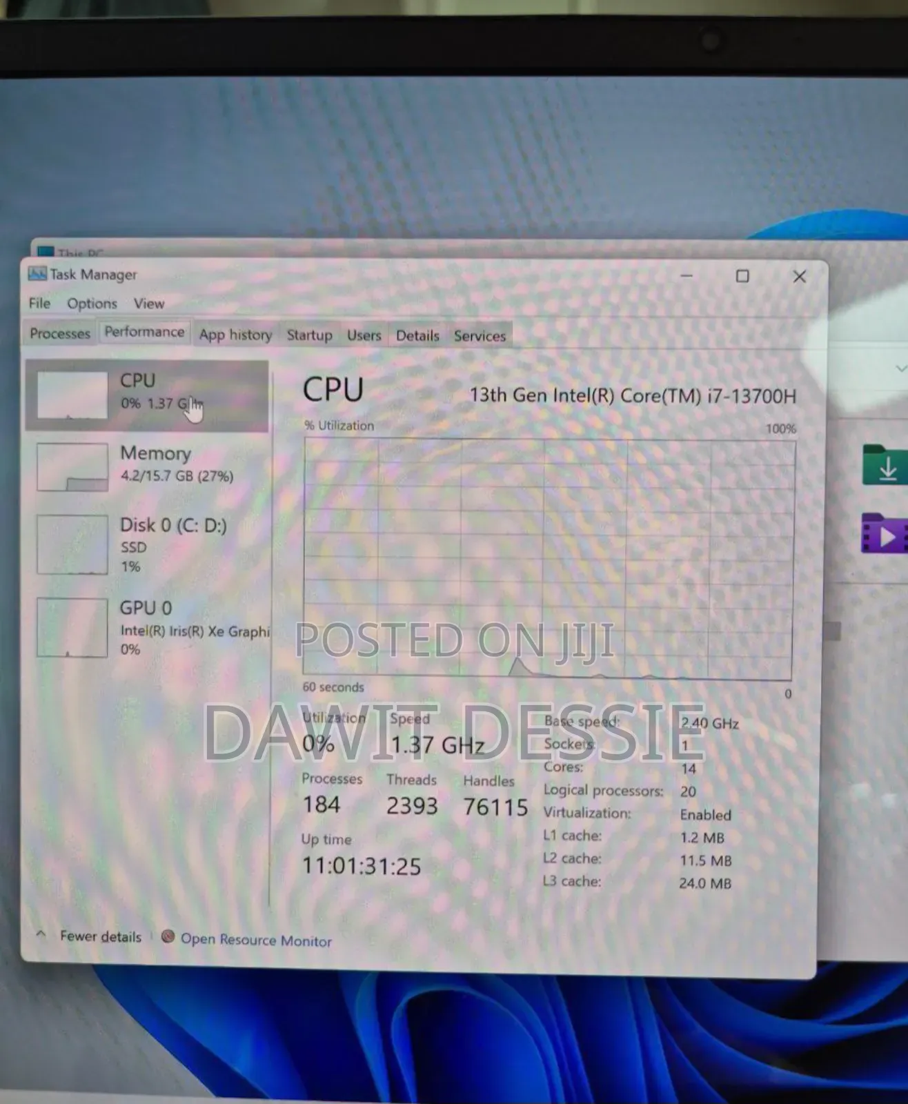 New Laptop HP 16GB Intel Core I7 SSD 1T