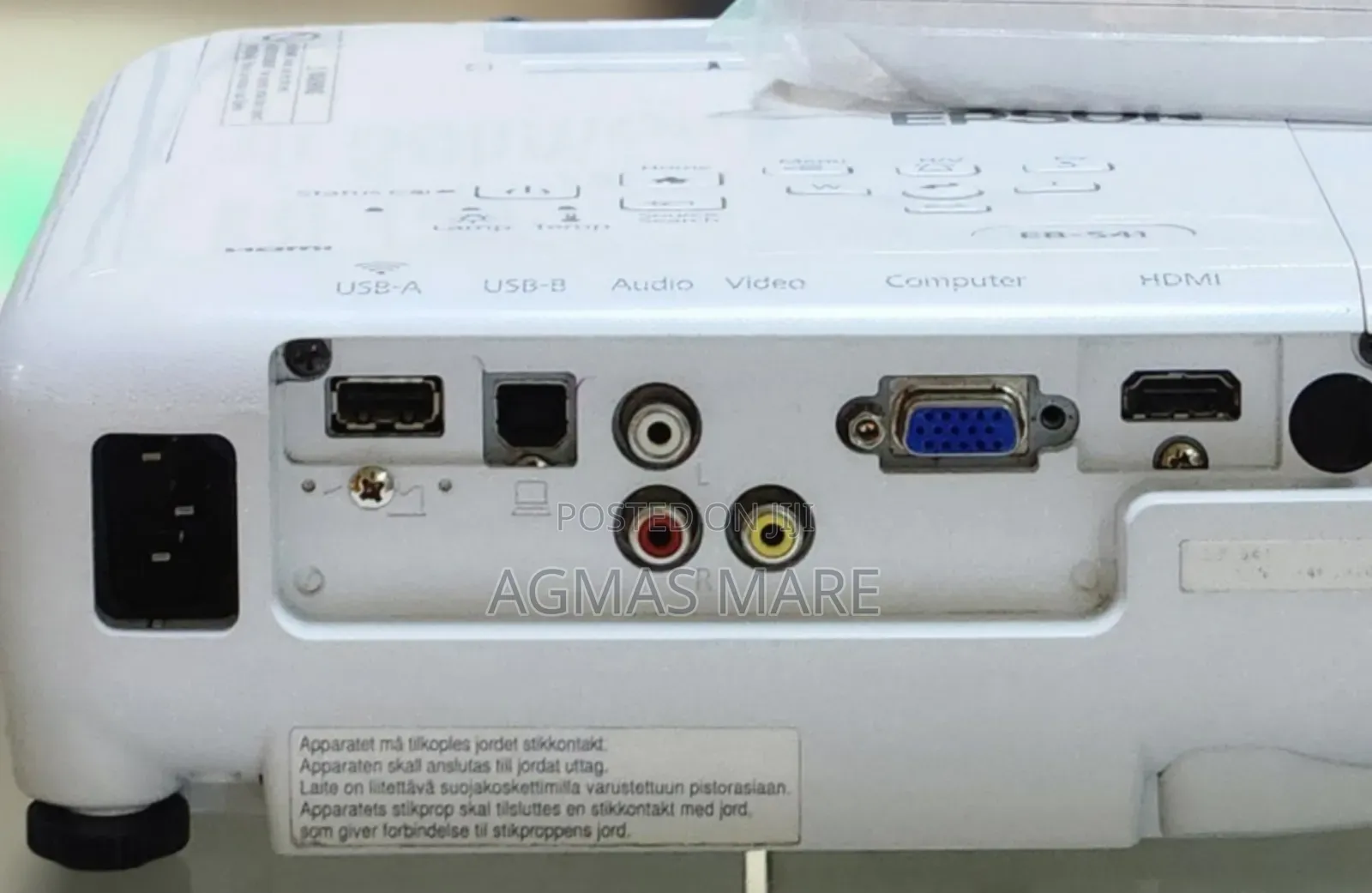 Epson Projector 
Model Name: Eb-S41
  Has Bag and Remo