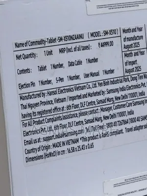 New Samsung Galaxy Tab S9 FE 128 GB