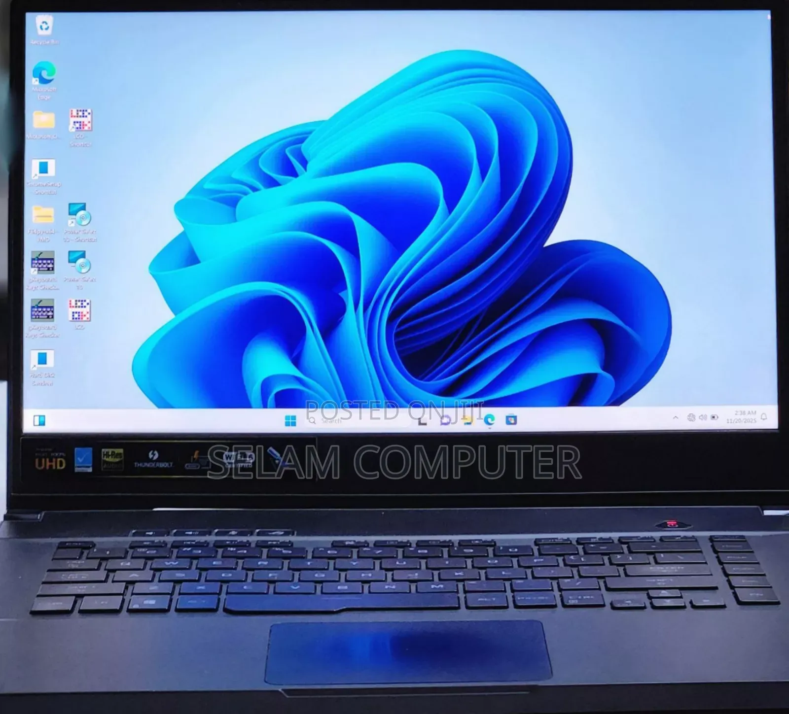 New Laptop Asus ROG Zephyrus G15 16GB Intel Core I7 SSD 512GB