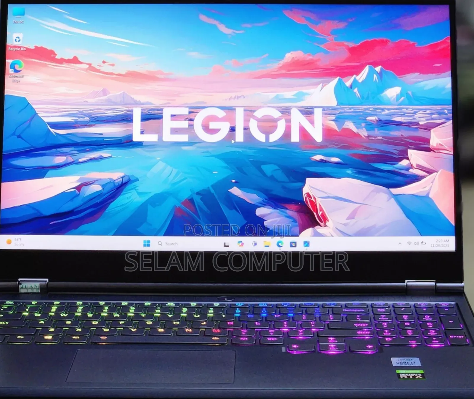 New Laptop Lenovo Legion 5 16GB Intel Core I7 SSD 1T