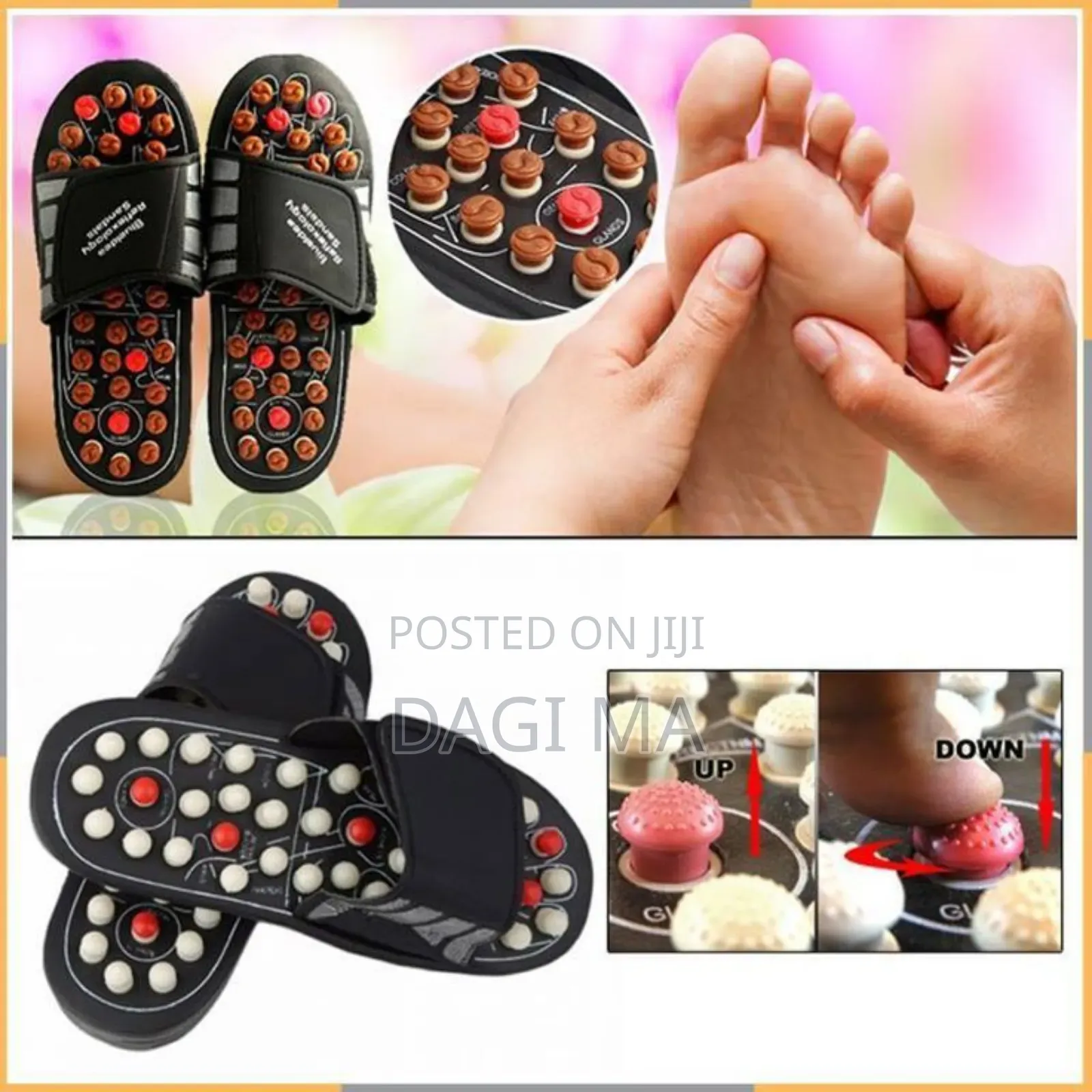 Acupressure Massage Slippers Reflexology Slippers