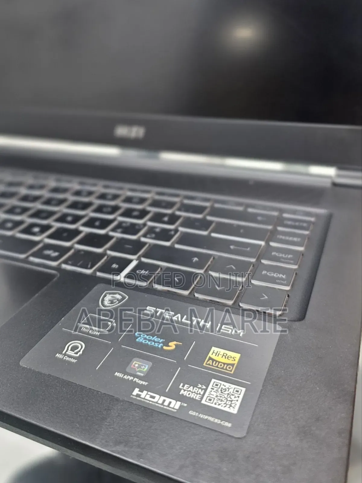 New Laptop MSI Stealth 16 AI Studio 16GB Intel Core I7 SSD 1T