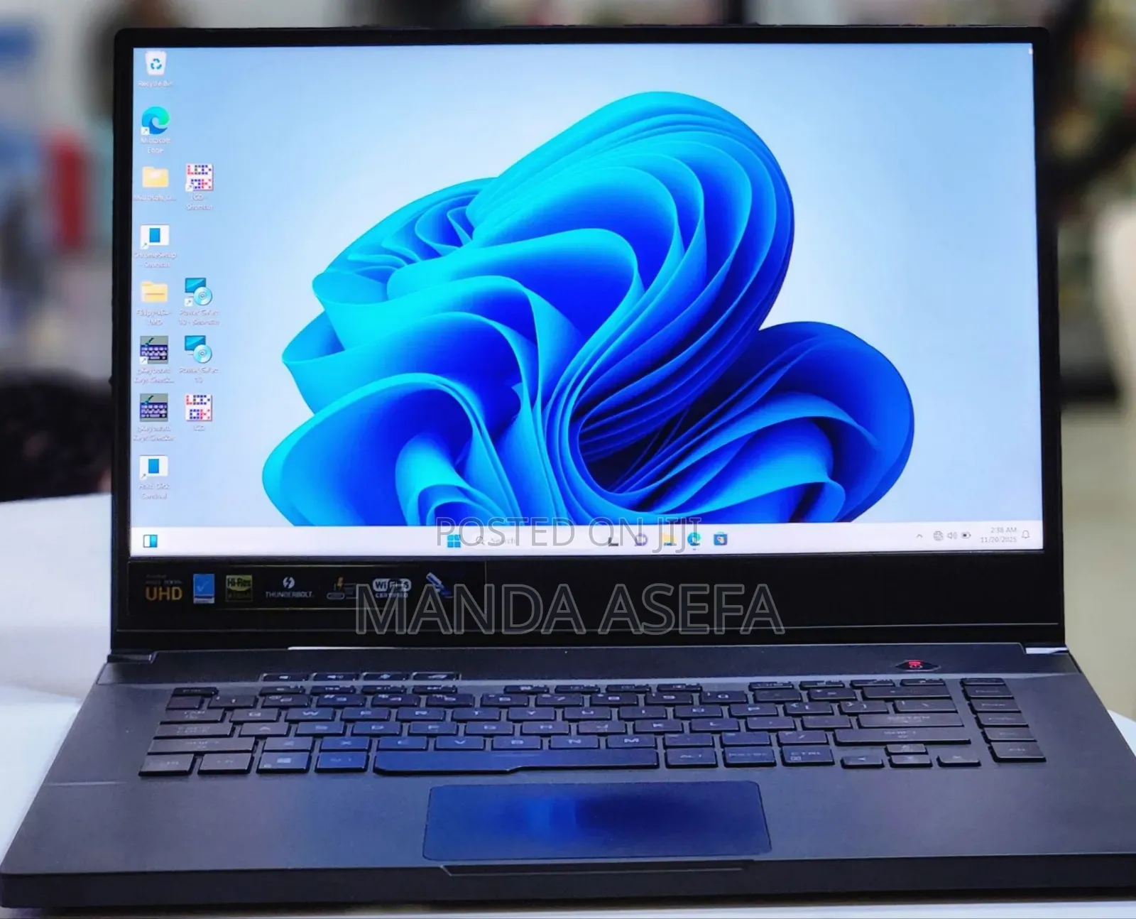 New Laptop Asus ROG Zephyrus G15 16GB Intel Core I7 SSD 512GB