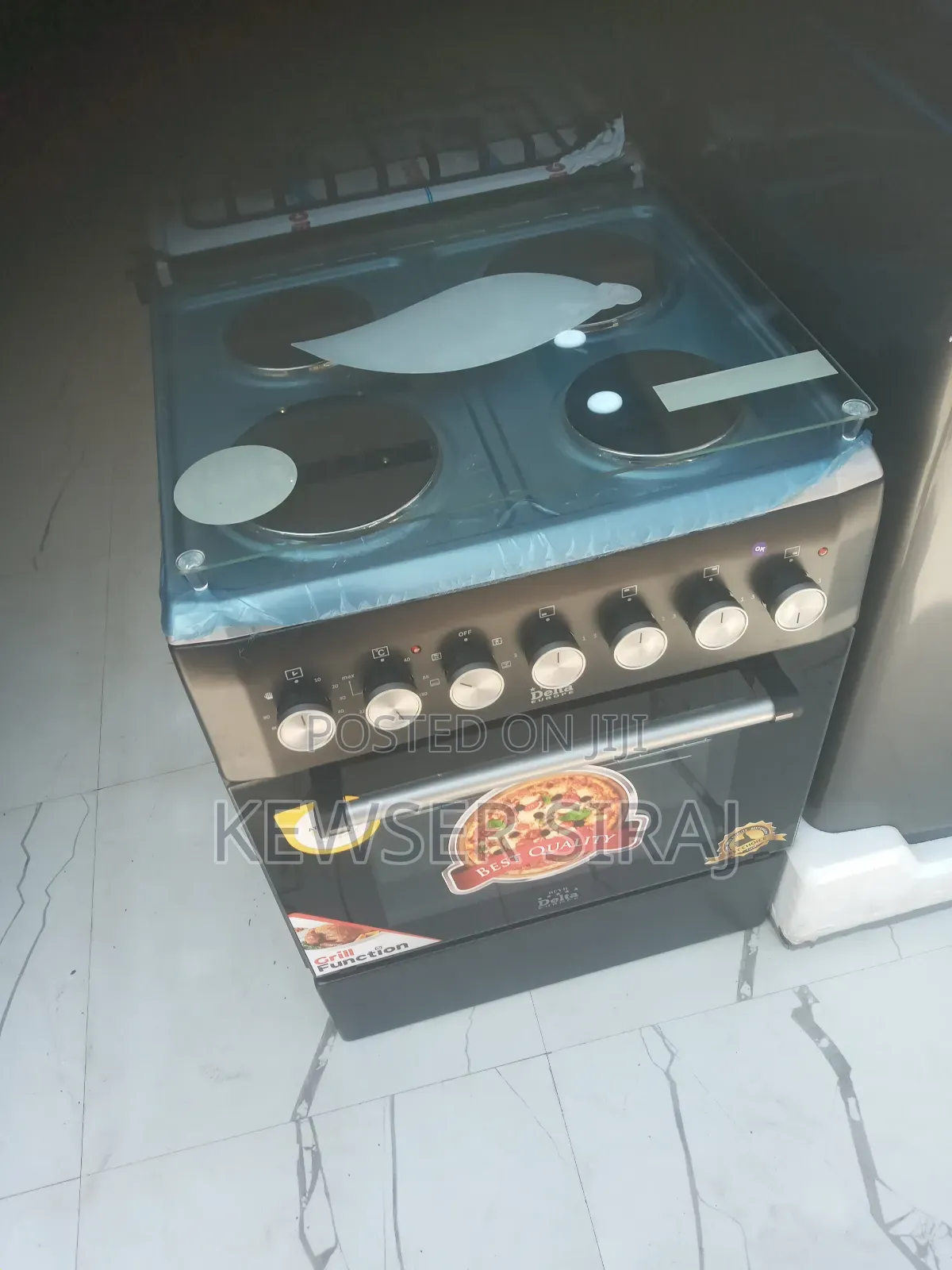 ዴልታ ኦቨን 60 by 60 Cm 2 ጋዝ 2 ኤሌክትሪክ እና 4 Electric የሆነ