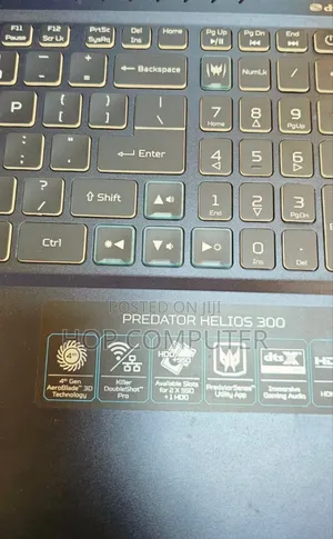 New Laptop Acer Predator Helios 300 16GB Intel Core I7 SSD 1T