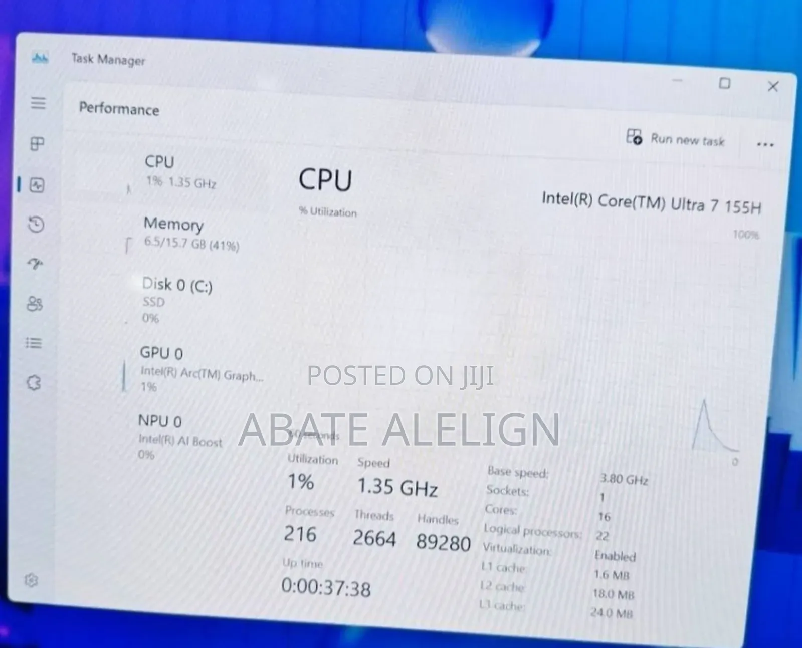 New Laptop MSI Summit E13 Flip Evo 16GB Intel Core Ultra 7 SSD 1T