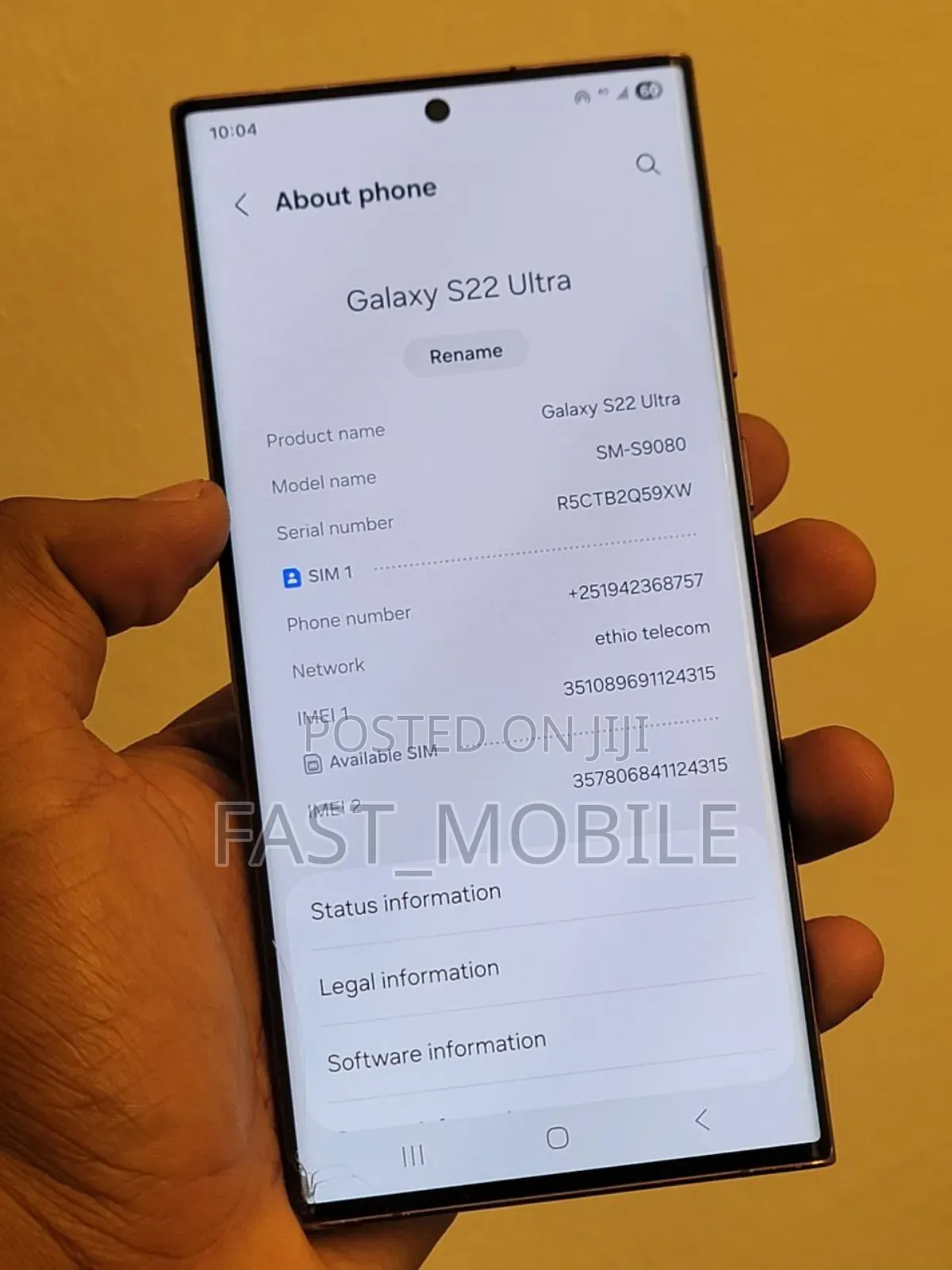 Samsung Galaxy S22 Ultra 512 GB Red