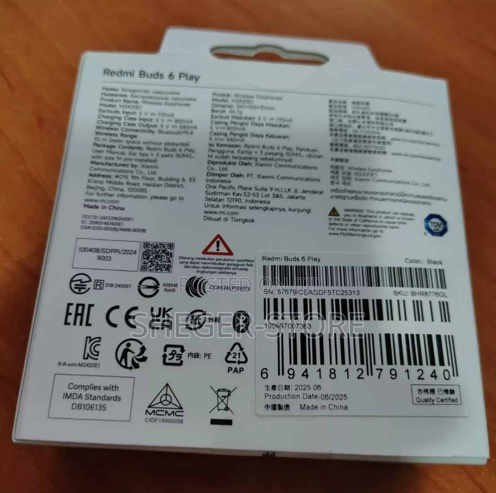 Orginal Xiaomi Redmi Buds 6 Active