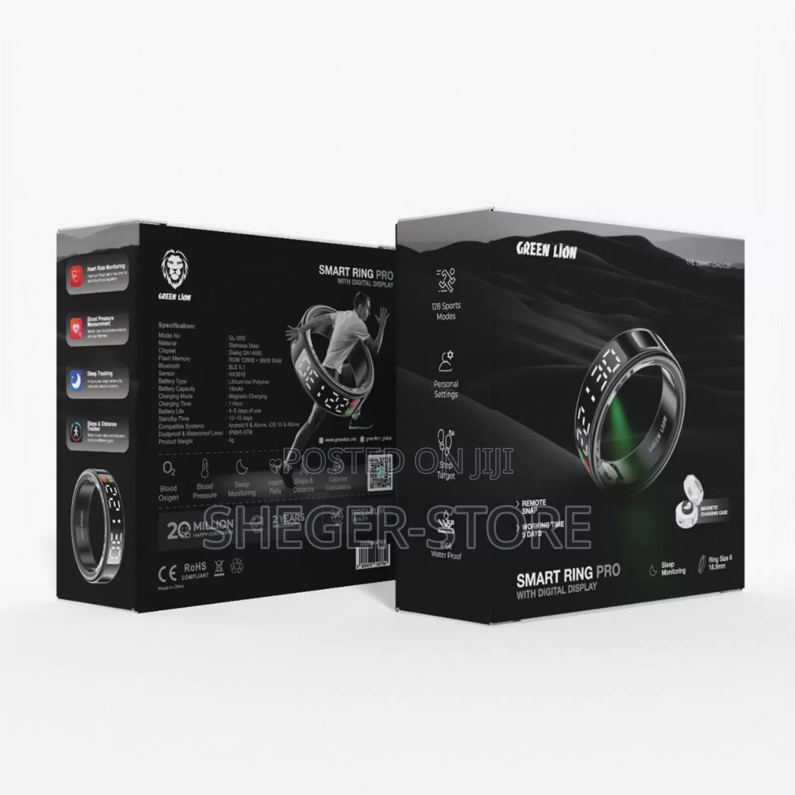 Green Lion Smart Ring Pro With Digital Display