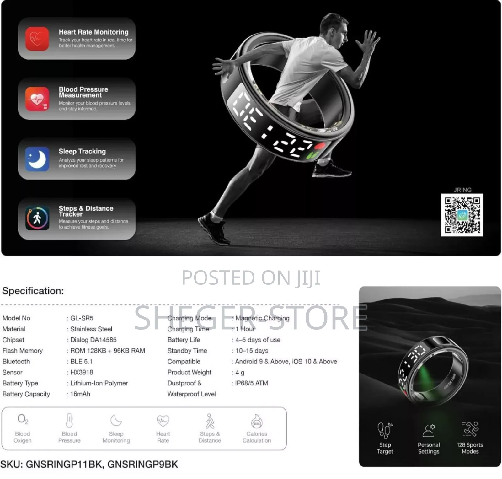 Green Lion Smart Ring Pro With Digital Display