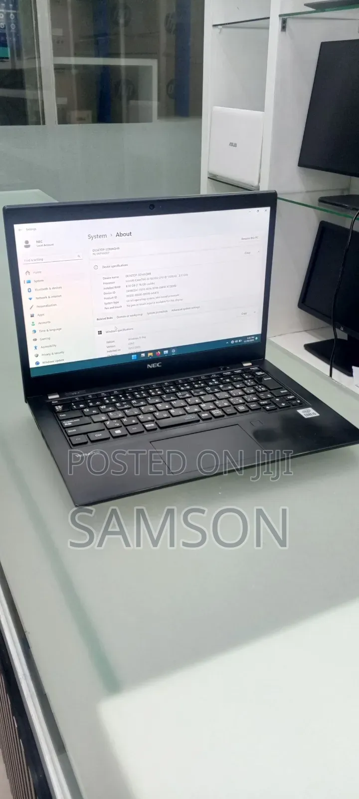 New Laptop NEC N22A 8GB Intel Core I5 SSD 512GB