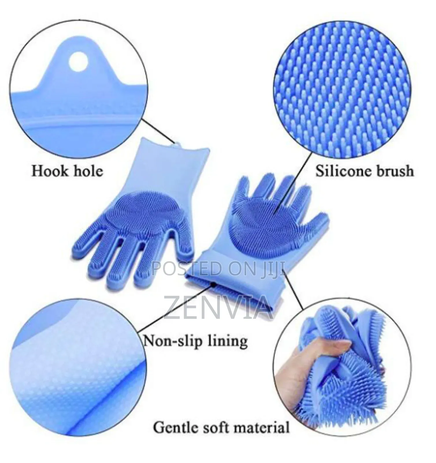 Magic Silicone Dish Washing Gloves