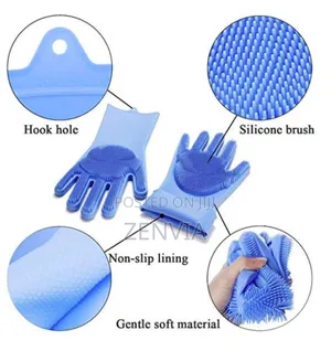 Magic Silicone Dish Washing Gloves