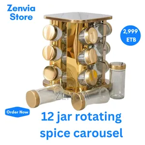 Photo - 12 Jar Rotating Spice Carousel