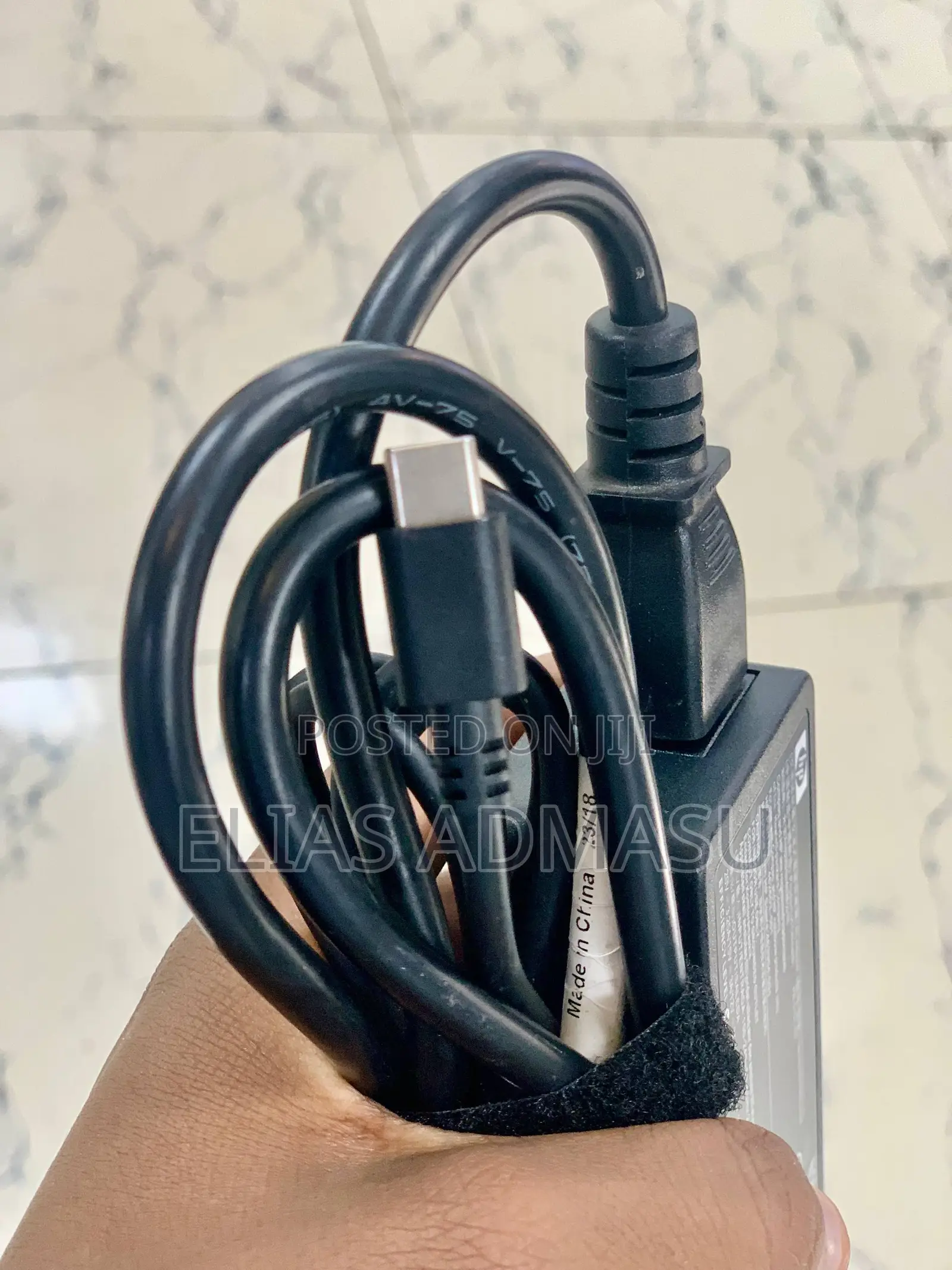 Original 65 Watt Type C Charger for Hp/Dell and Lenovo