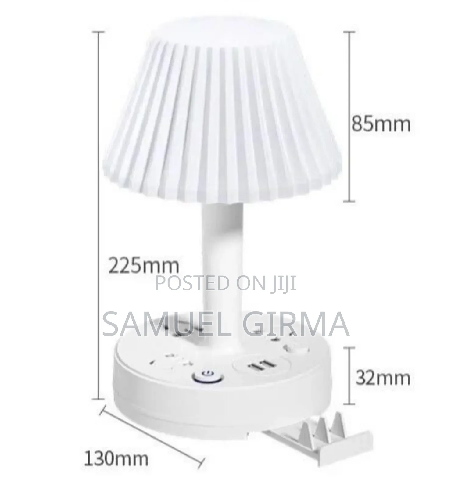 3 Light Color Desk Lamp All in One Table Lamp Socket