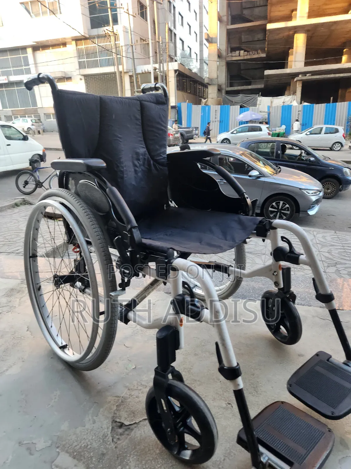 Foldable Strong 150kg Carrier Wheelchair較大wheelchair顁了wheelchair New