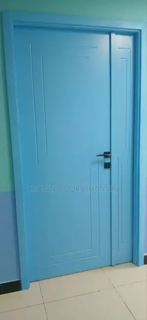 Crown Door Made of Natural Stone Wooden Fiber.Luxury Water Proof Doors