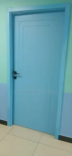 Crown Door Made of Natural Stone Wooden Fiber.Luxury Water Proof Doors