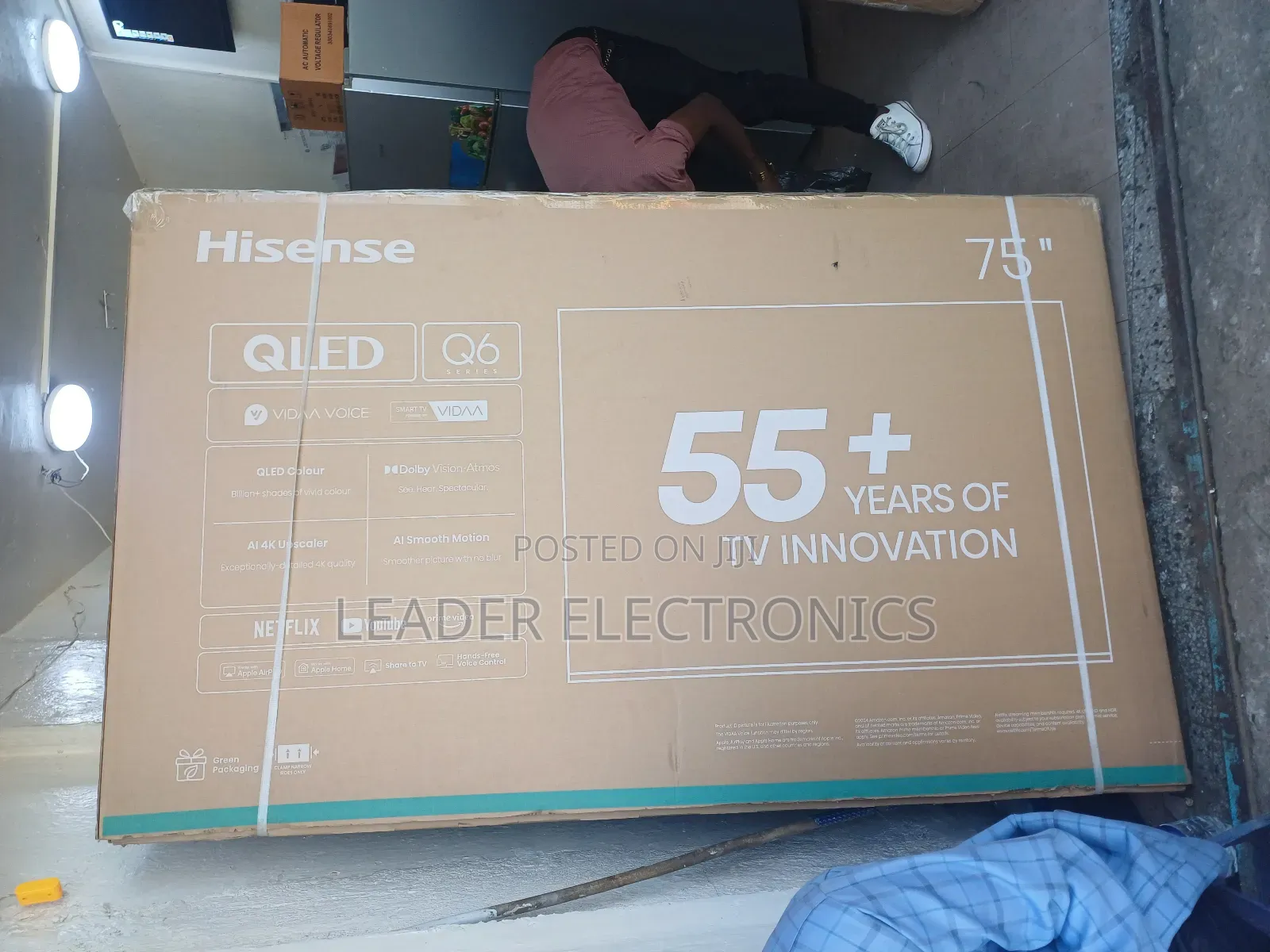  “Hisense 75'' Q6 – Premium Ultra Hd Smart Entertainment