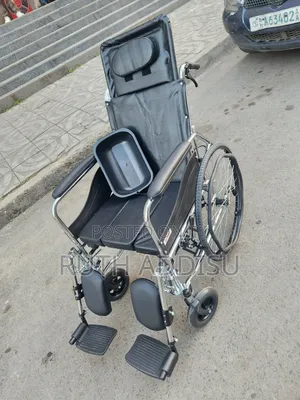 Photo - Commode Reclining Wheelchair較高wheelchair两頭wheelchair元旦wheelchair New