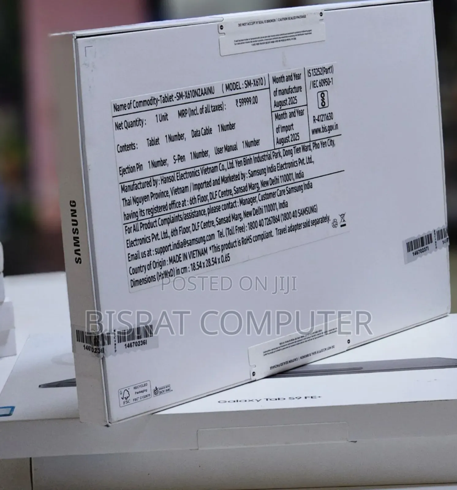 New Samsung Galaxy Tab S9 FE 128 GB