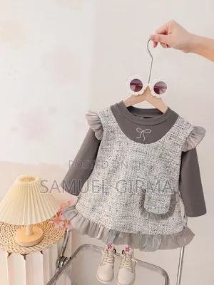 Photo - Mk- 0607 Babygirl Spring Dresses Size: 1-4 Years