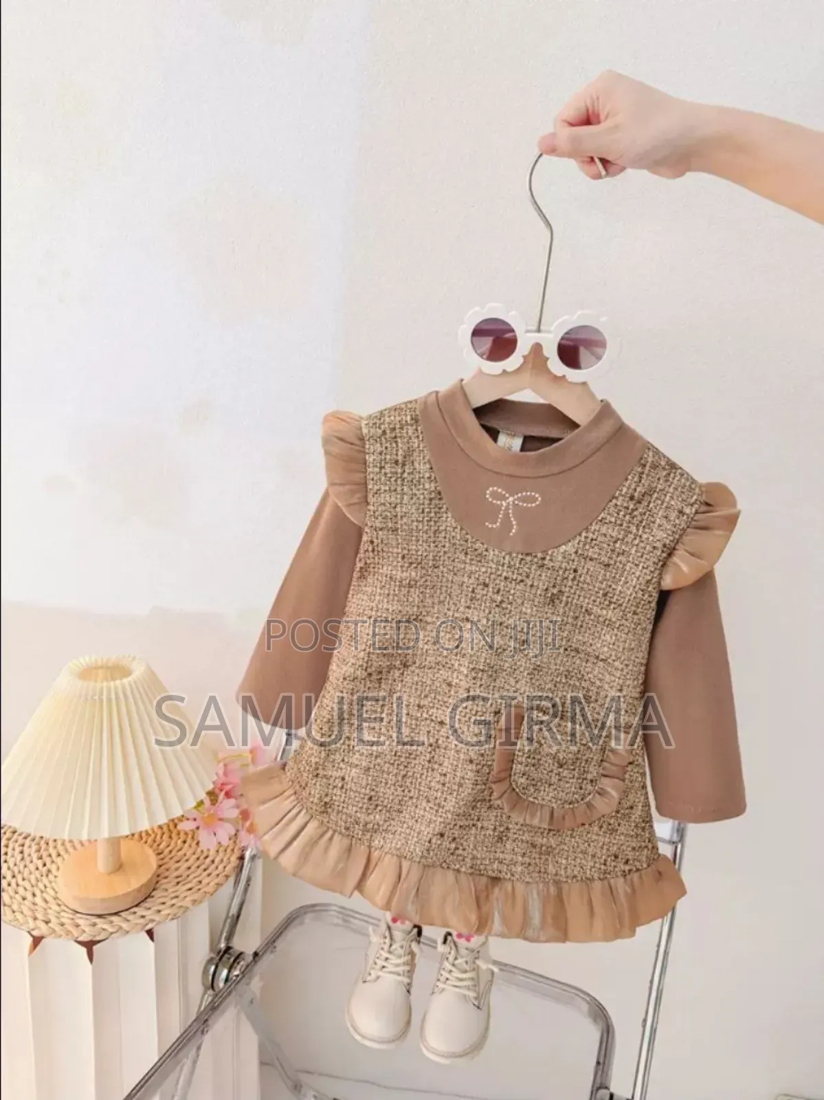 Mk- 0607 Babygirl Spring Dresses Size: 1-4 Years