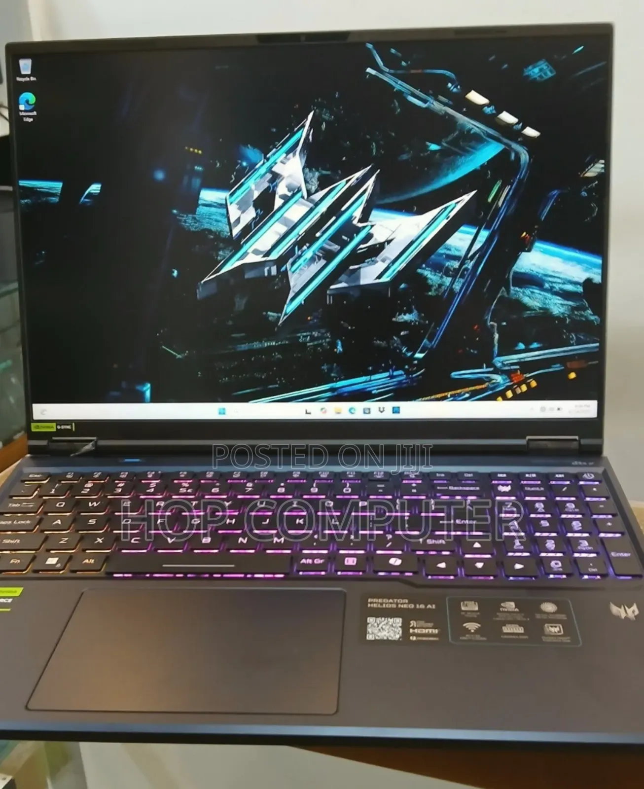New Laptop Acer Predator Helios Neo 16 32GB Intel Core Ultra 9 SSD 1T