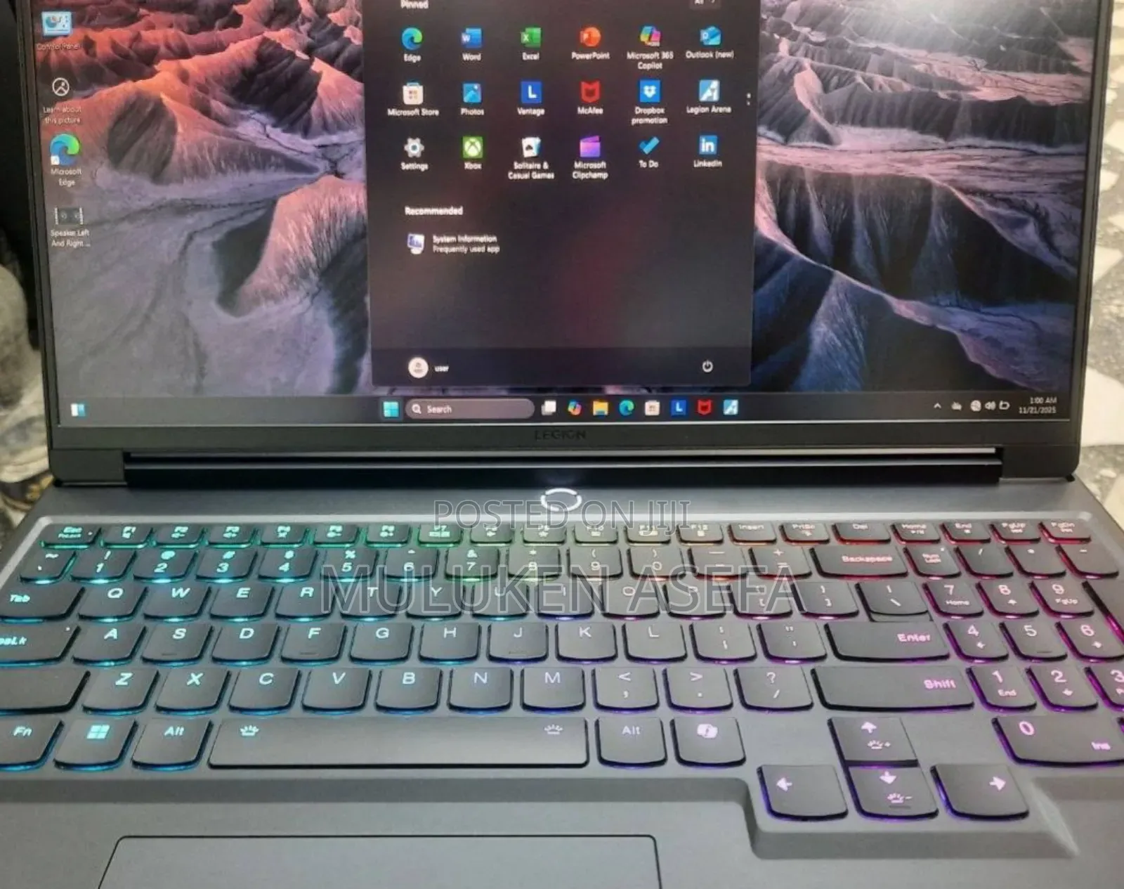 New Laptop Lenovo Legion 5 32GB Intel Core I9 SSD 1T