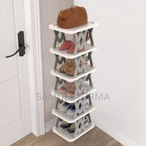 6 ጥንድ ጫማዎችን ይይዛል Creative 6 Layer Shoe Rack