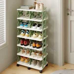 6 ጥንድ ጫማዎችን ይይዛል Creative 6 Layer Shoe Rack