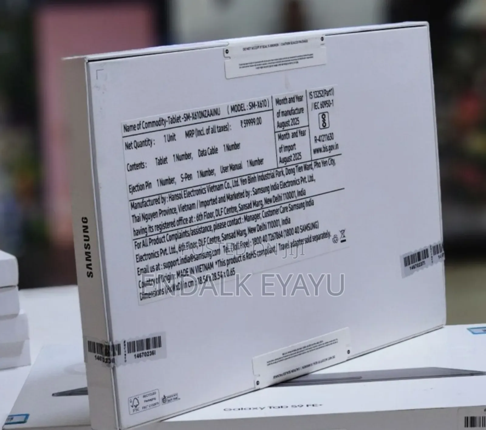 New Samsung Galaxy Tab S9 FE+ 128 GB