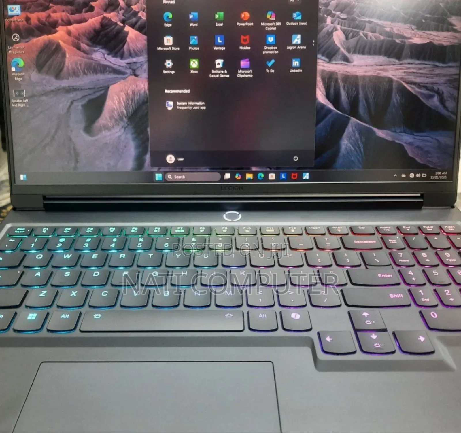 New Laptop Lenovo Legion 7 32GB Intel Core I9 SSD 1T