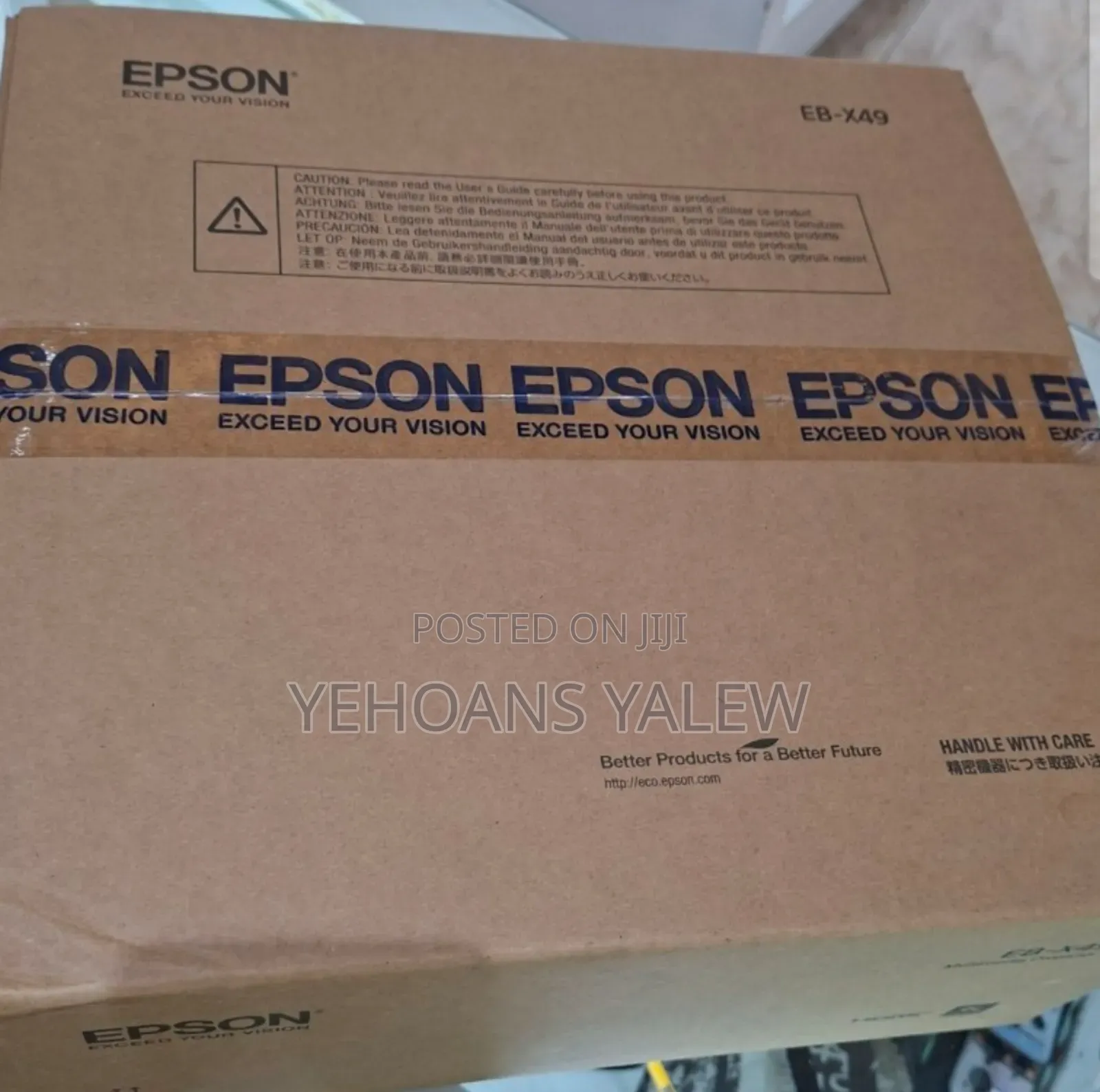 Brand New Epson Eb-X49 Projector Technology: 3lcd, RGB Liquid Crys