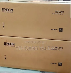 Brand New Epson Eb-X49 Projector Technology: 3lcd, RGB Liquid Crys