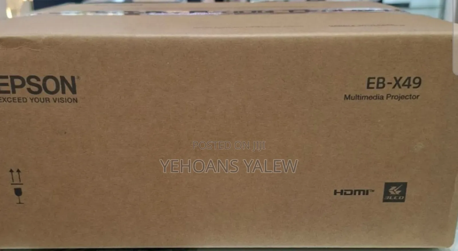 Brand New Epson Eb-X49 Projector Technology: 3lcd, RGB Liquid Crys