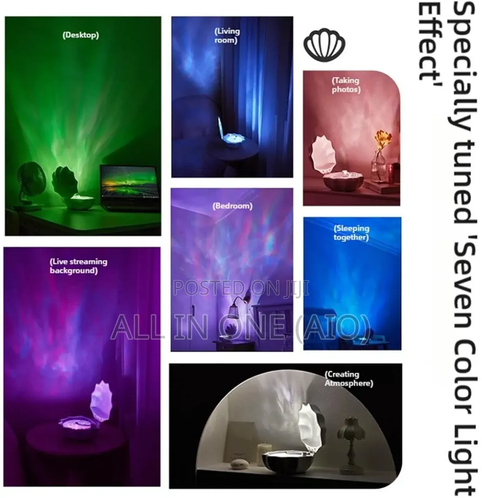 Shell Lamp With Bluetooth Speaker